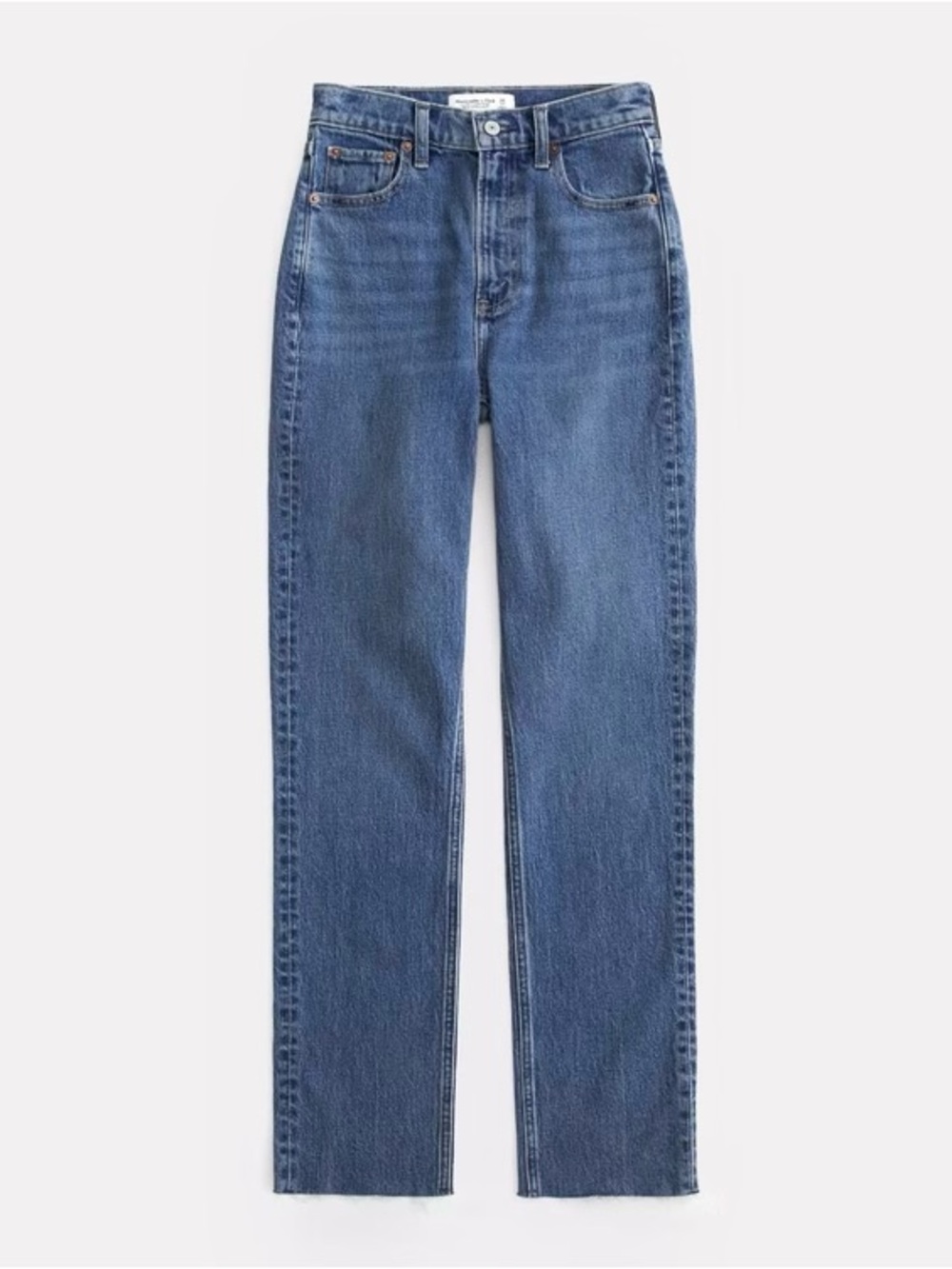Abercrombie & Fitch Curve Love 90s Straight | Light Blue Wash Size US 26